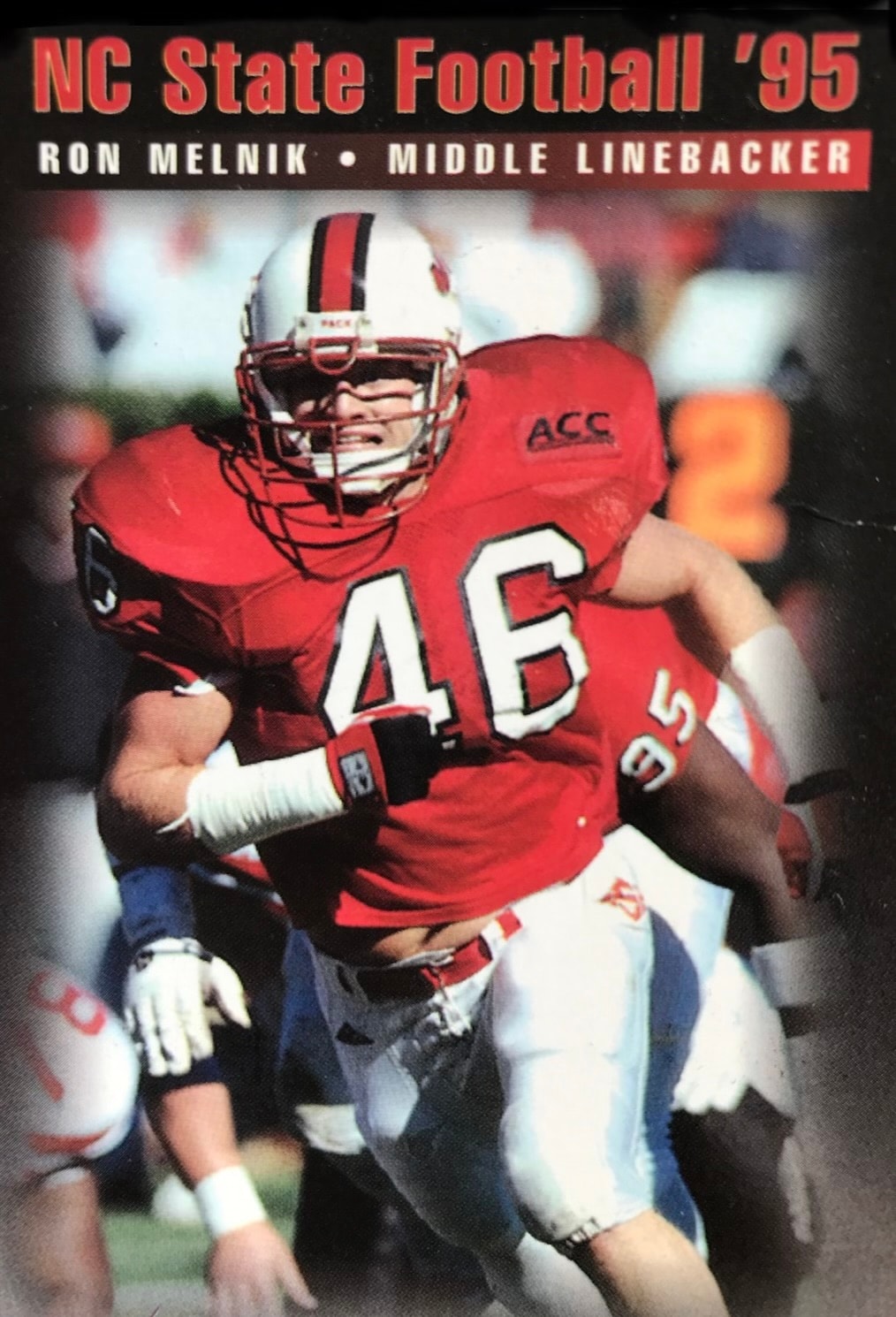 Ron Melnik #46 NC State Football 1995